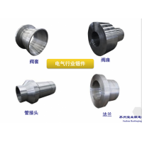供应汽轮机各类合金耐高温锻件锻造-螺纹环阀座进汽接管等