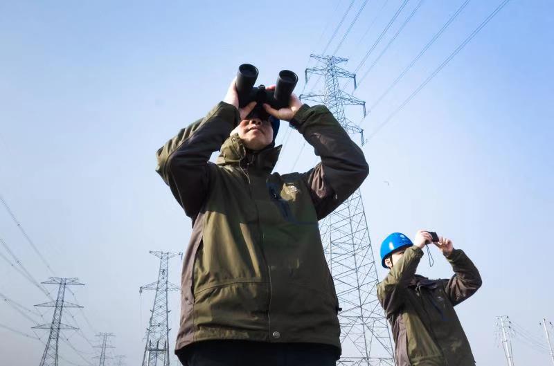 国网宁波市奉化区供电公司人机协同巡检保障山区电网安全度冬