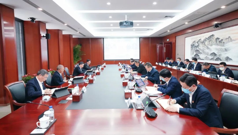 中国能建召开党委中心组(扩大)学习会专题传达学习党的二十大和党的二十届一中全会精神
