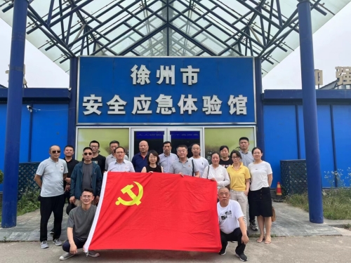 华润电力徐州公司基层党支部结合安全生月开展主题党日活动