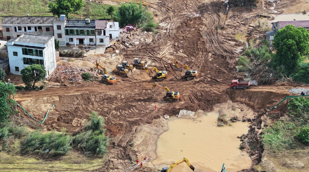 中国安能抽组70人专业力量增援湖南资兴