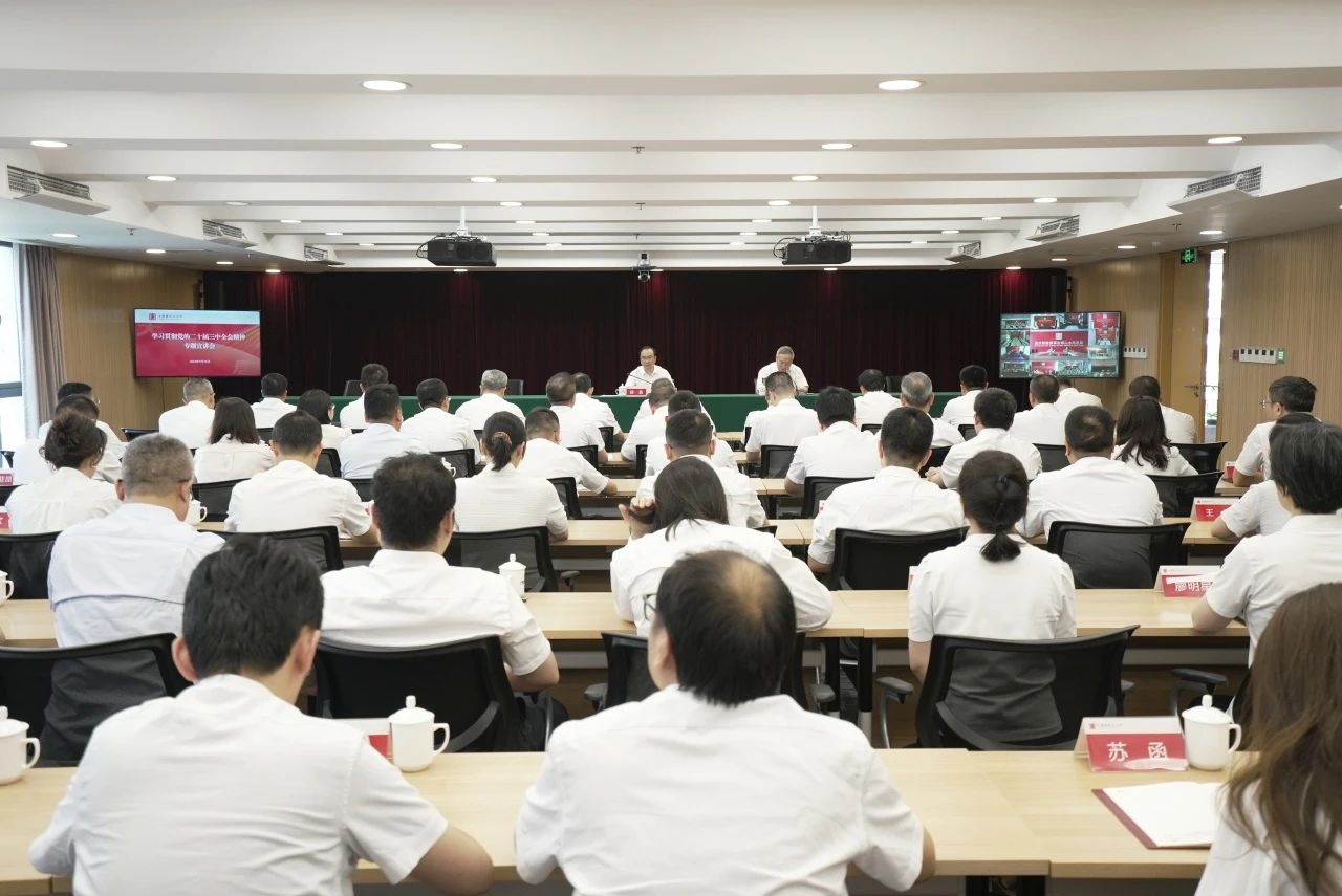 大唐重庆分公司党委班子成员讲授党的二十届三中全会精神专题党课