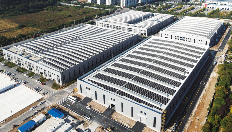 陕西省宝鸡市首个光伏建筑一体化项目并网发电