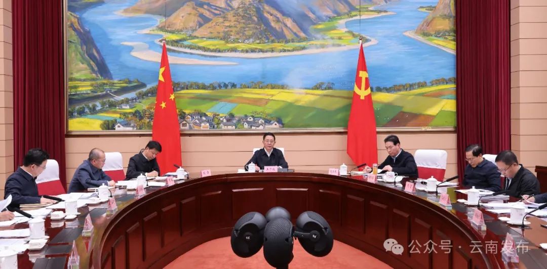 云南省委副书记、省长王予波主持召开省能源委全体会议