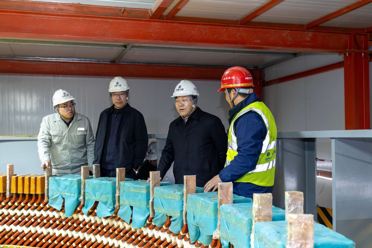 三峡集团总经理李富民调研浙江天台抽水蓄能电站