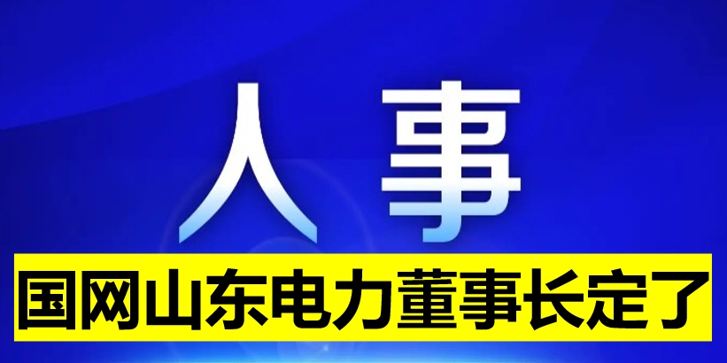 国网山东电力董事长定了！