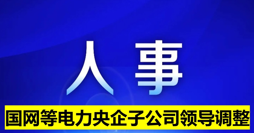 国网等电力央企子公司领导调整