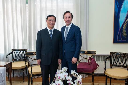 陈进行会见葡萄牙驻华大使杜傲杰